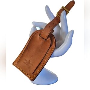 LOUIS VUITTON Vintage Leather Tag